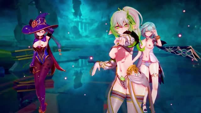 原神莫娜：色情画廊的极致诱惑